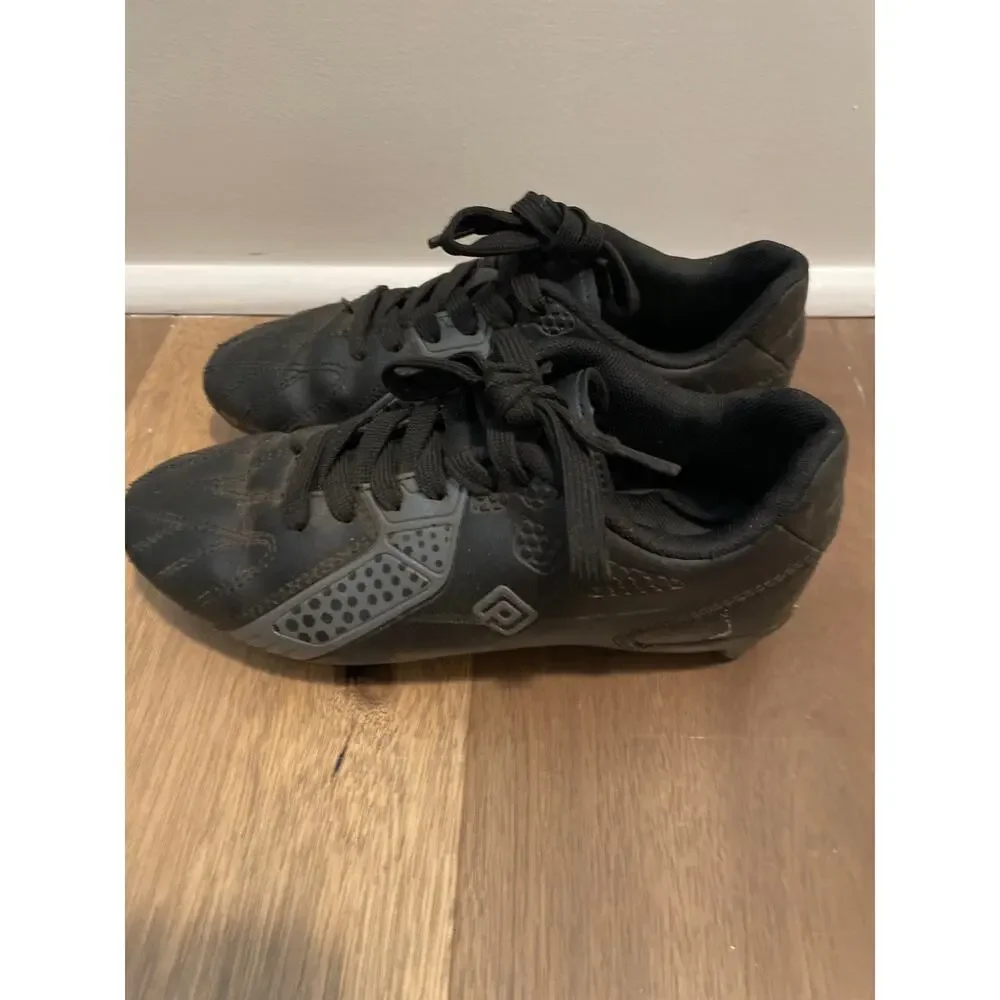 Soccer Cleats Black Youth Boys Size 3 Good Used Condition
